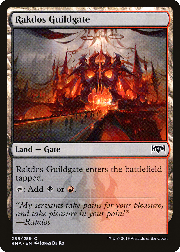 Magic: The Gathering - Rakdos Guildgate - Ravnica Allegiance