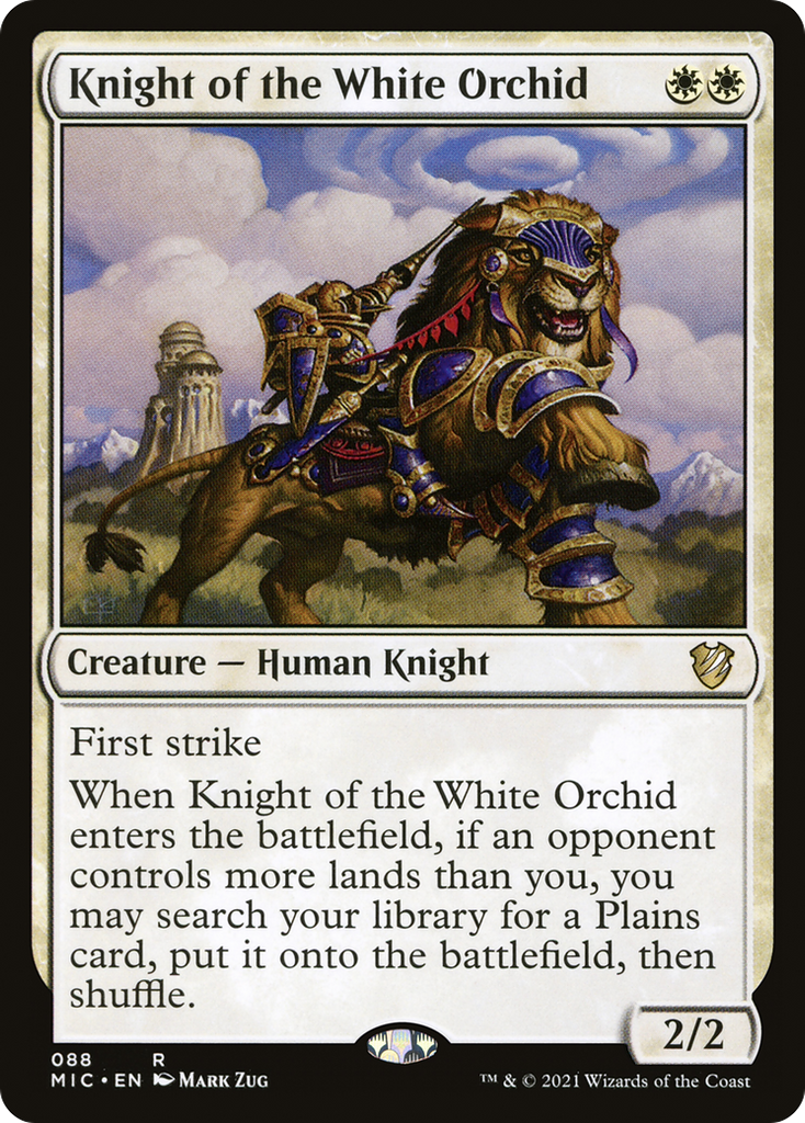 Magic: The Gathering - Knight of the White Orchid - Midnight Hunt Commander