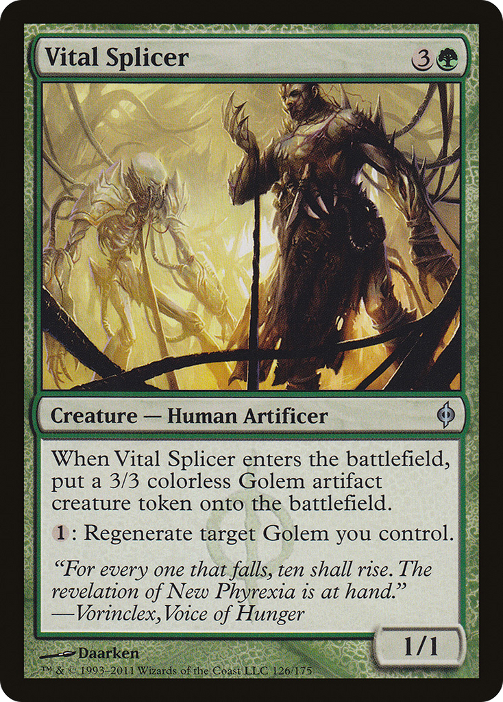 Magic: The Gathering - Vital Splicer - New Phyrexia