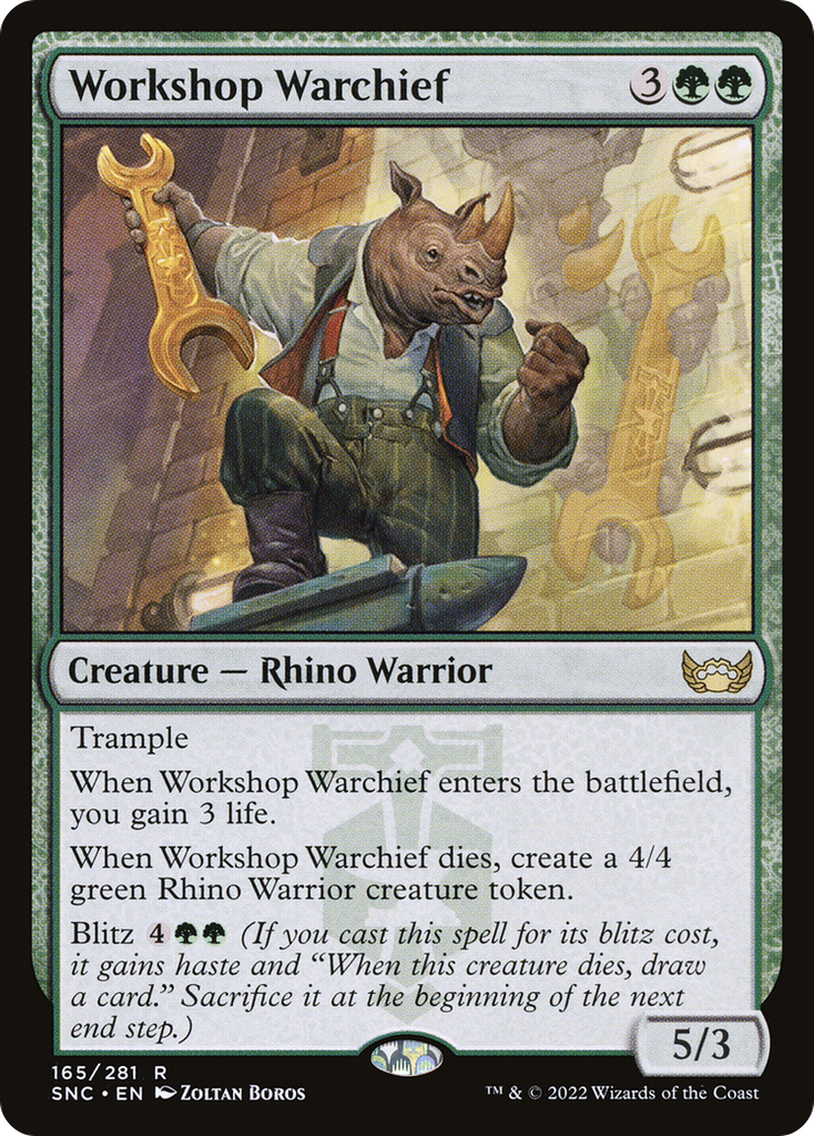 Magic: The Gathering - Workshop Warchief - Streets of New Capenna