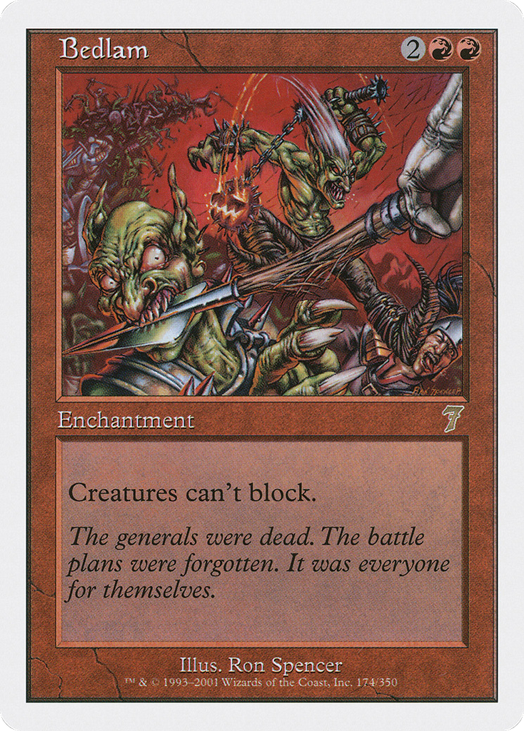 Magic: The Gathering - Bedlam - Seventh Edition