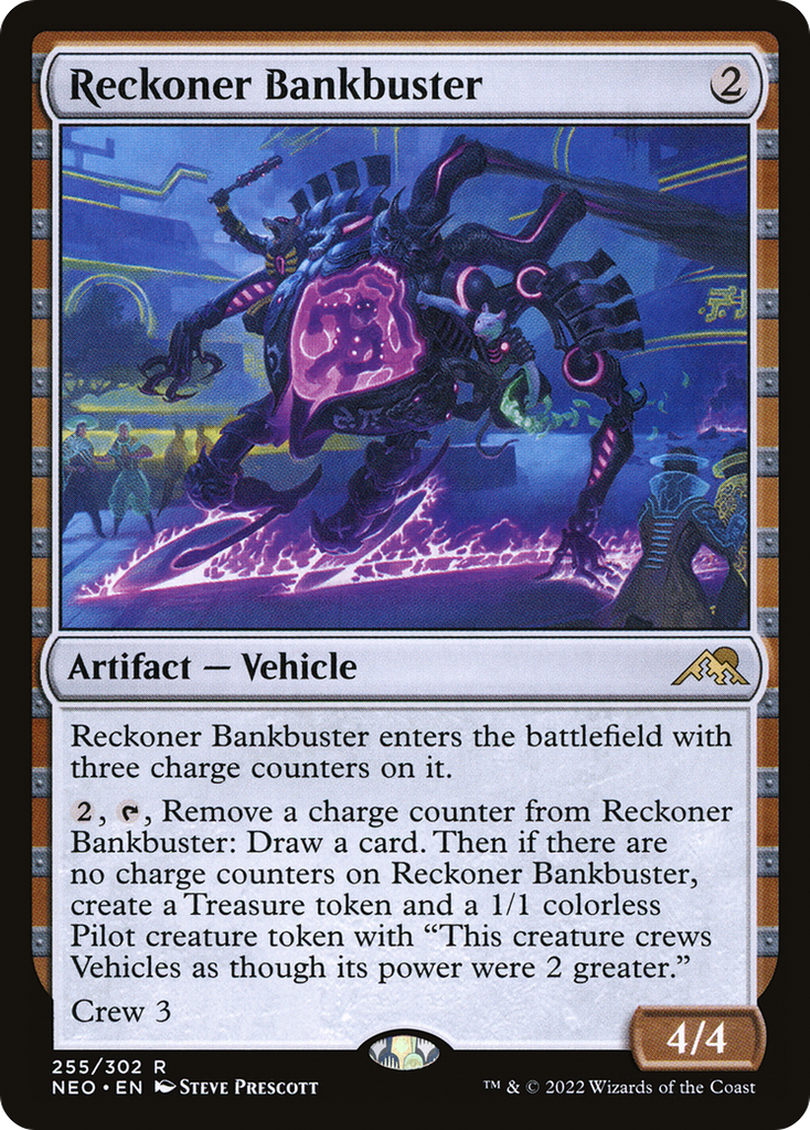 Magic: The Gathering - Reckoner Bankbuster Foil - Kamigawa: Neon Dynasty