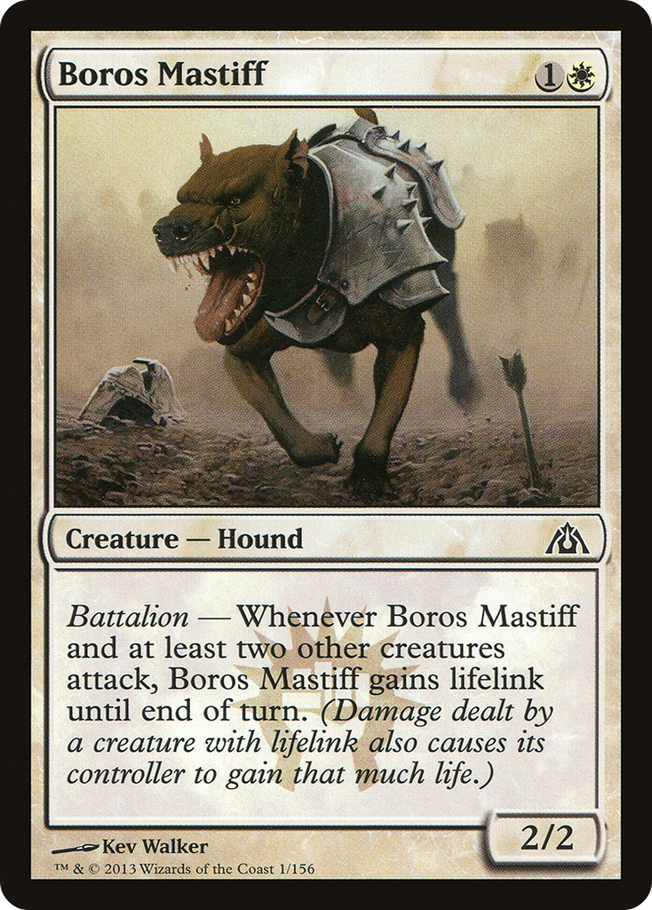 Magic: The Gathering - Boros Mastiff - Dragon's Maze