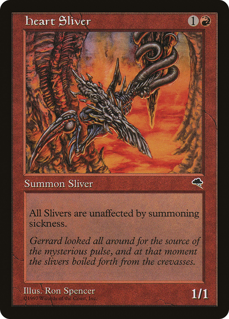 Magic: The Gathering - Heart Sliver - Tempest