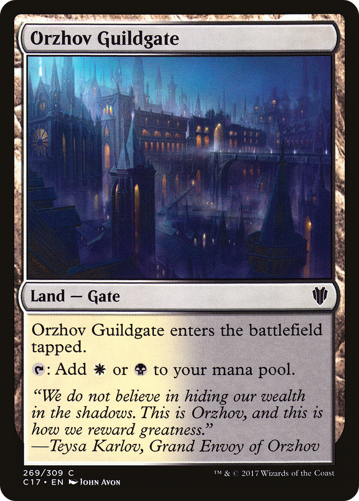 Magic: The Gathering - Orzhov Guildgate - Commander 2017