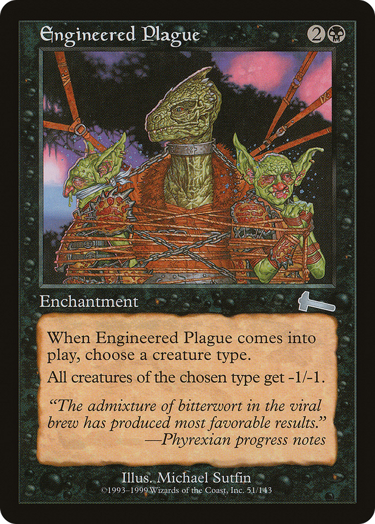 Magic: The Gathering - Engineered Plague - Urza's Legacy