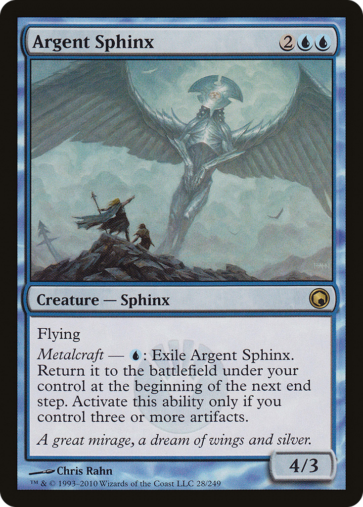 Magic: The Gathering - Argent Sphinx - Scars of Mirrodin