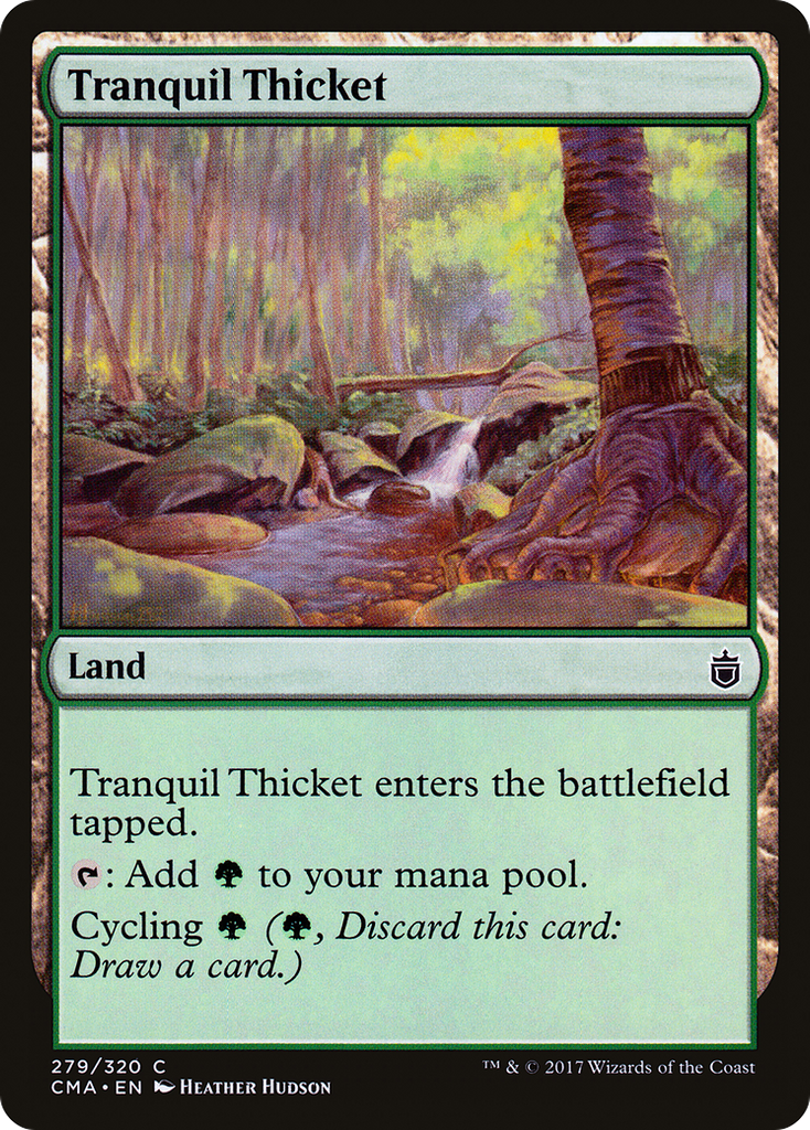 Magic: The Gathering - Tranquil Thicket - Commander Anthology