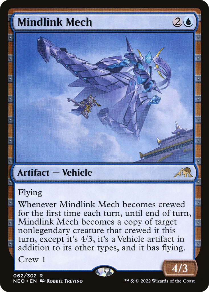 Magic: The Gathering - Mindlink Mech Foil - Kamigawa: Neon Dynasty