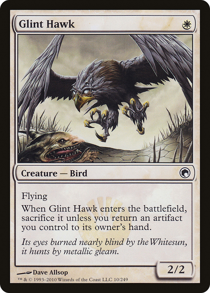 Magic: The Gathering - Glint Hawk - Scars of Mirrodin