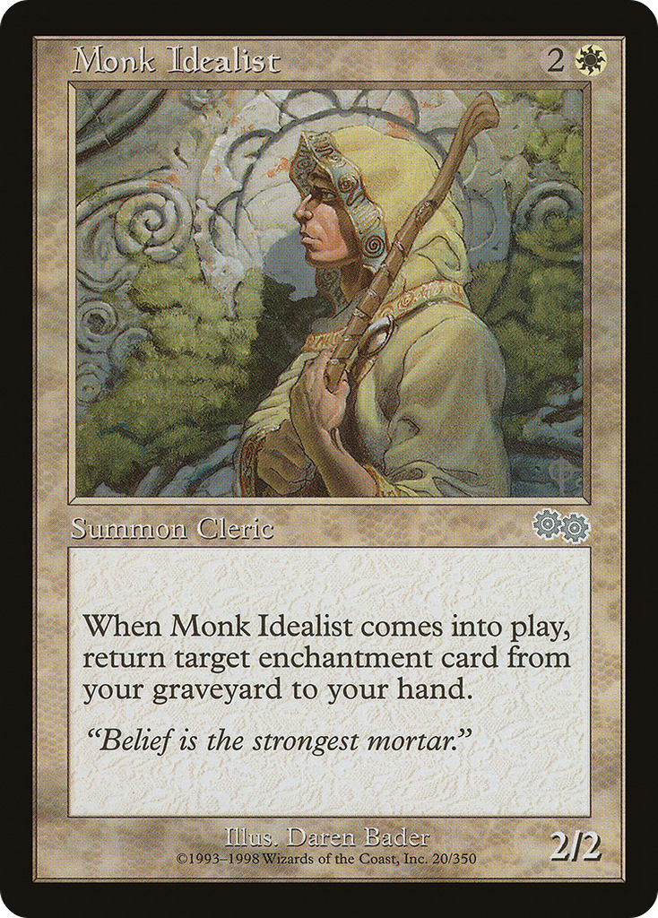 Magic: The Gathering - Monk Idealist - Urza's Saga