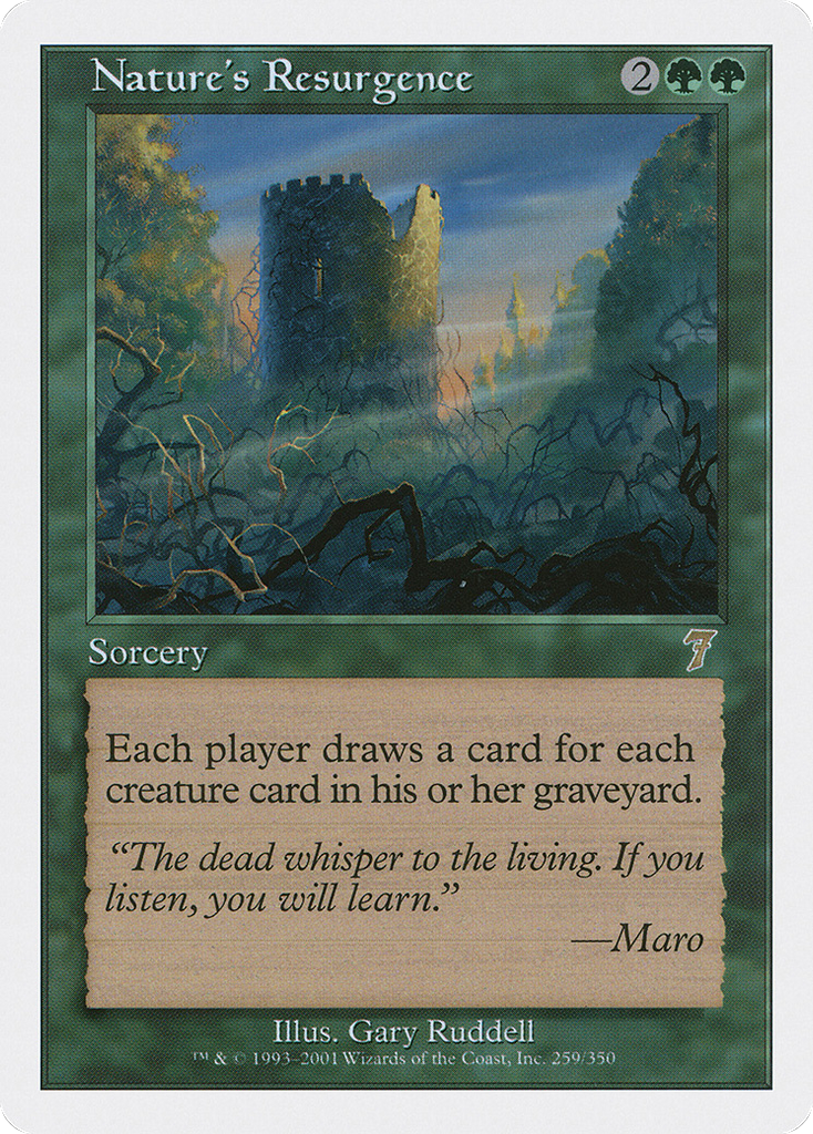 Magic: The Gathering - Nature's Resurgence - Seventh Edition