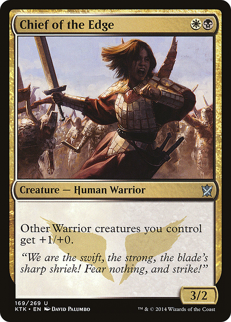 Magic: The Gathering - Chief of the Edge - Khans of Tarkir