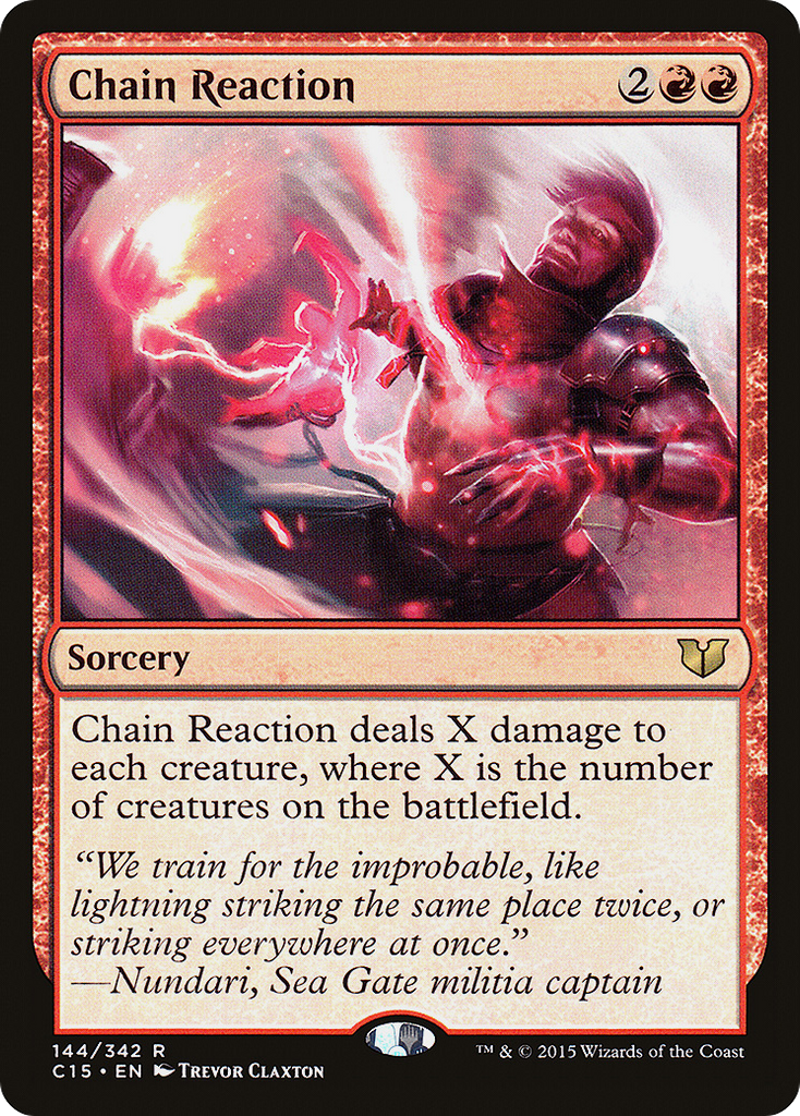 Magic: The Gathering - Chain Reaction - Commander 2015