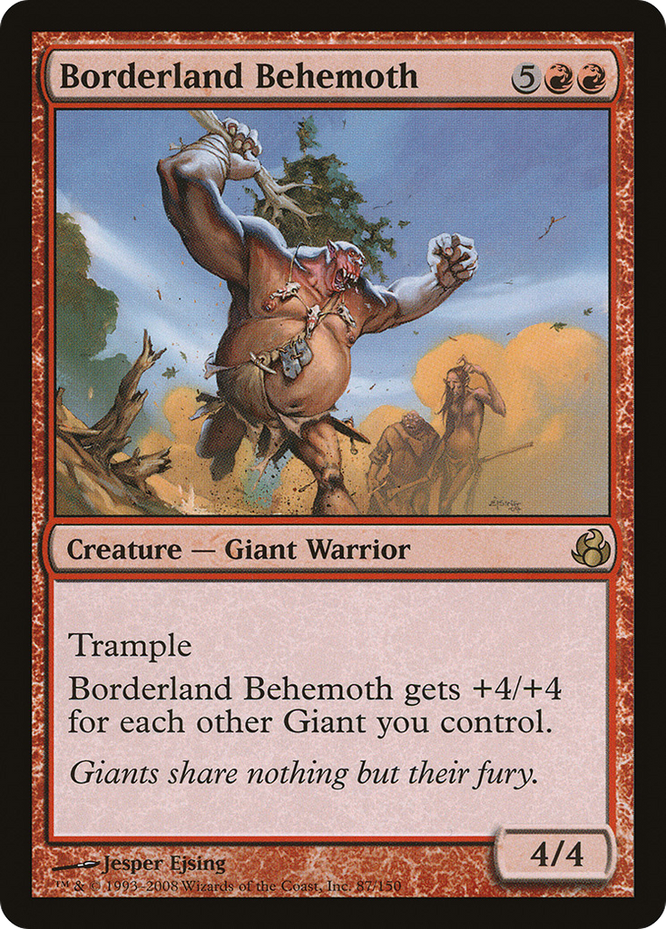 Magic: The Gathering - Borderland Behemoth - Morningtide