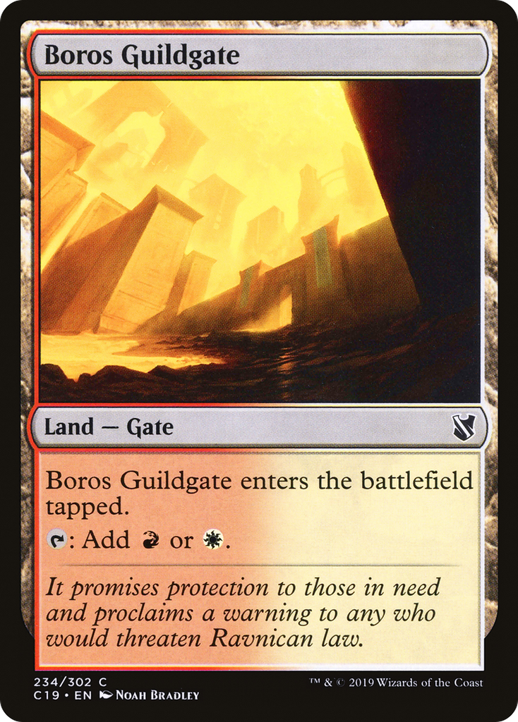 Magic: The Gathering - Boros Guildgate - Commander 2019