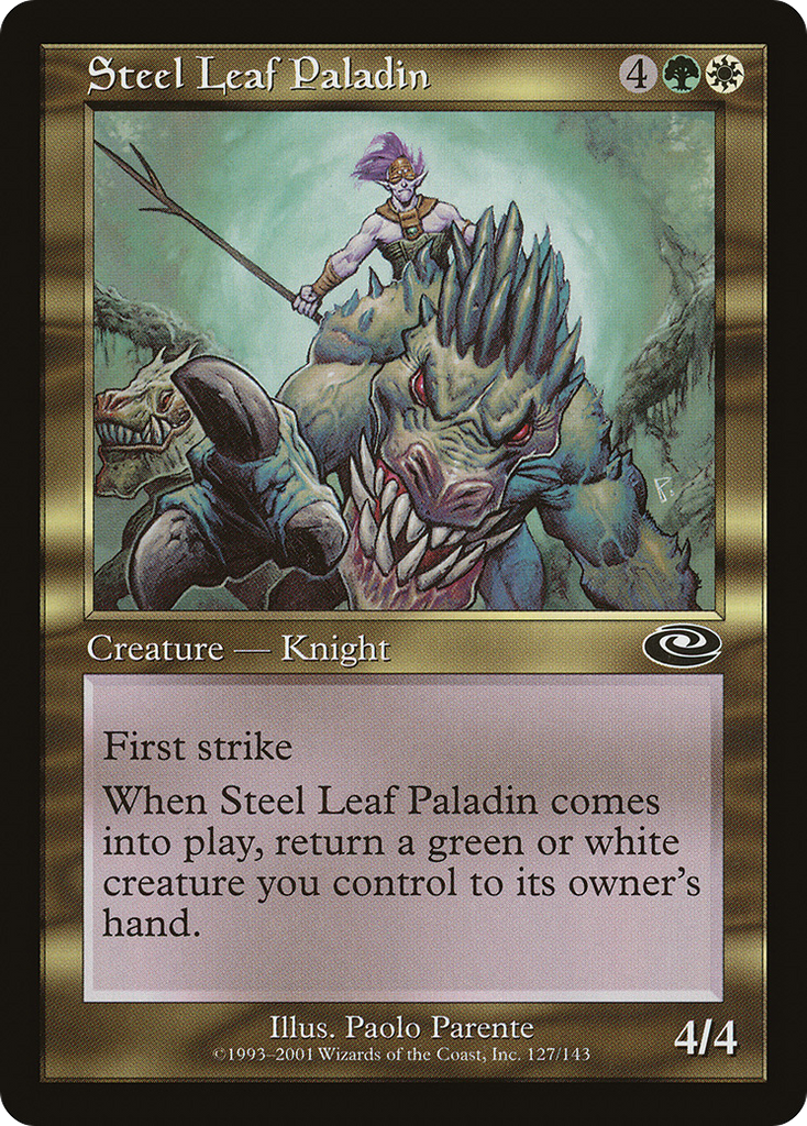 Magic: The Gathering - Steel Leaf Paladin - Planeshift