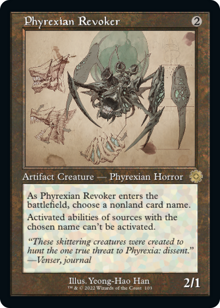 Magic: The Gathering - Phyrexian Revoker - The Brothers' War Retro Artifacts