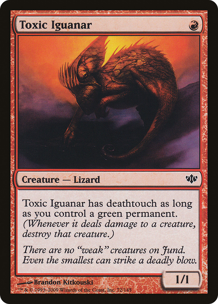 Magic: The Gathering - Toxic Iguanar - Conflux