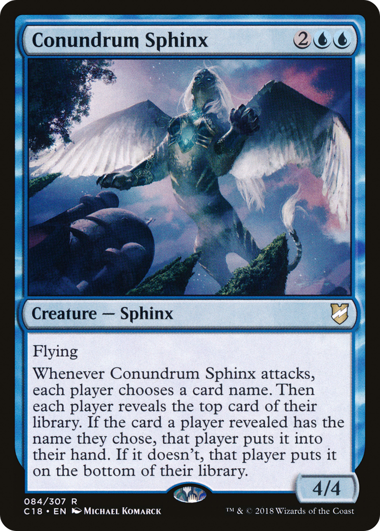 Magic: The Gathering - Conundrum Sphinx - Commander 2018