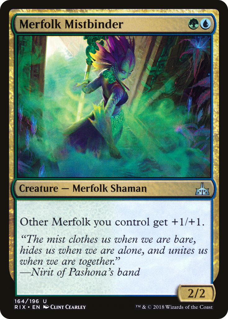 Magic: The Gathering - Merfolk Mistbinder - Rivals of Ixalan