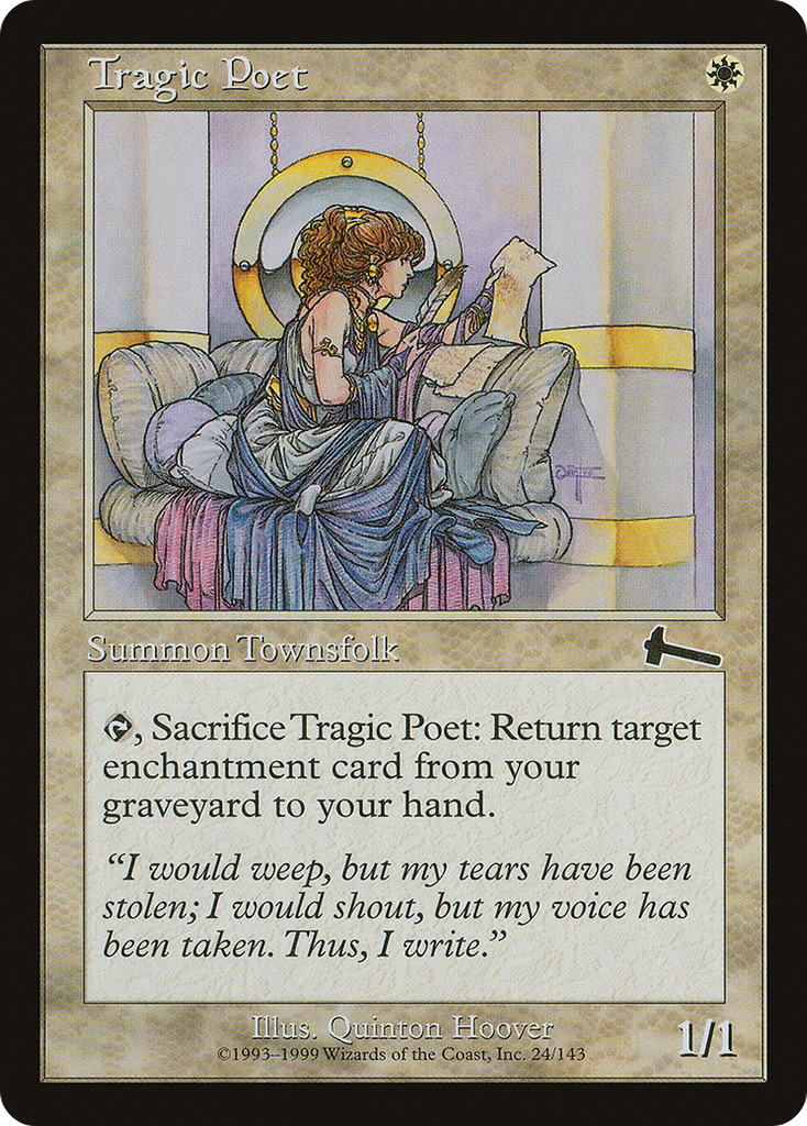 Magic: The Gathering - Tragic Poet - Urza's Legacy