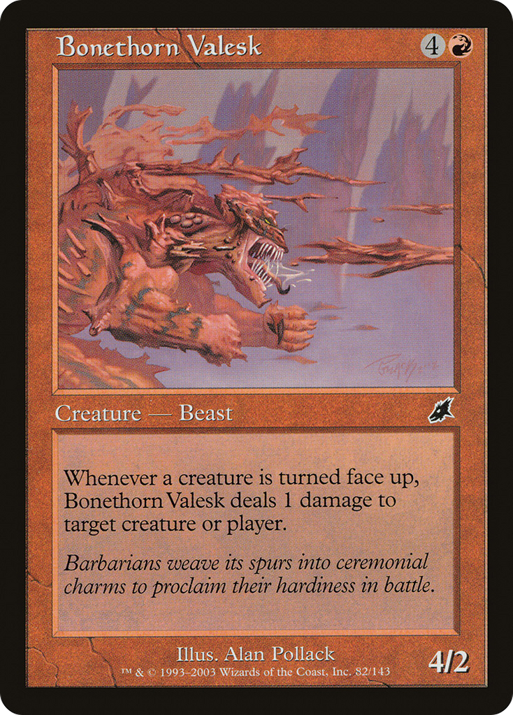 Magic: The Gathering - Bonethorn Valesk - Scourge