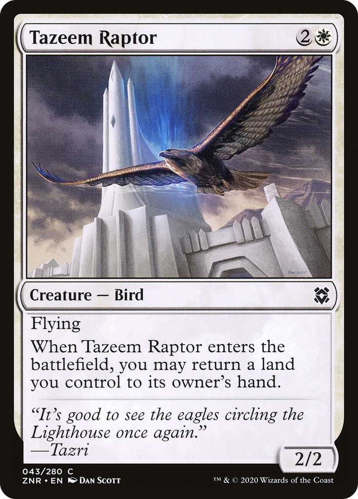 Magic: The Gathering - Tazeem Raptor - Zendikar Rising