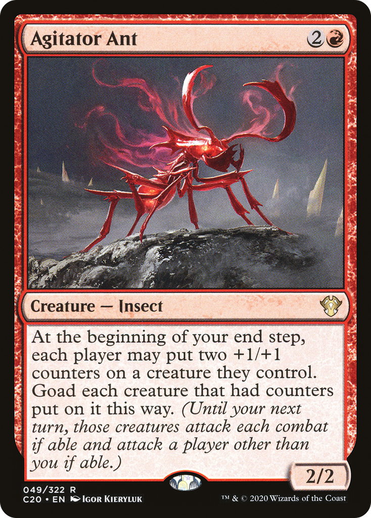 Magic: The Gathering - Agitator Ant - Commander 2020