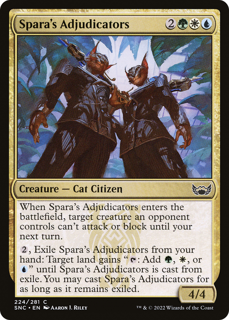 Magic: The Gathering - Spara's Adjudicators - Streets of New Capenna