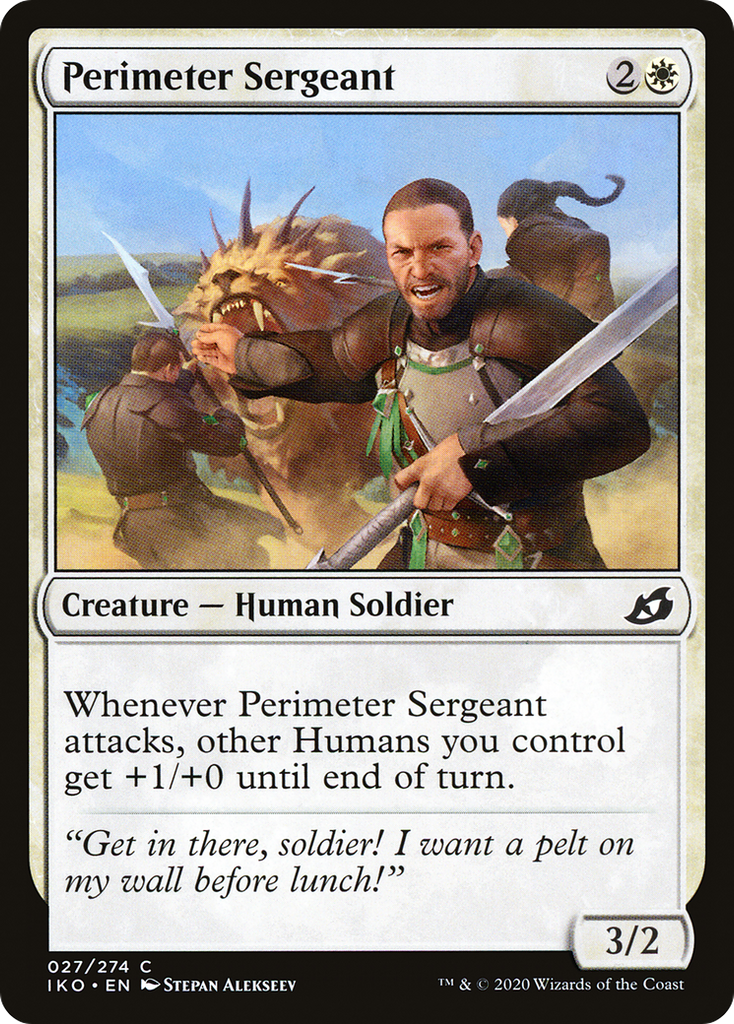 Magic: The Gathering - Perimeter Sergeant - Ikoria: Lair of Behemoths