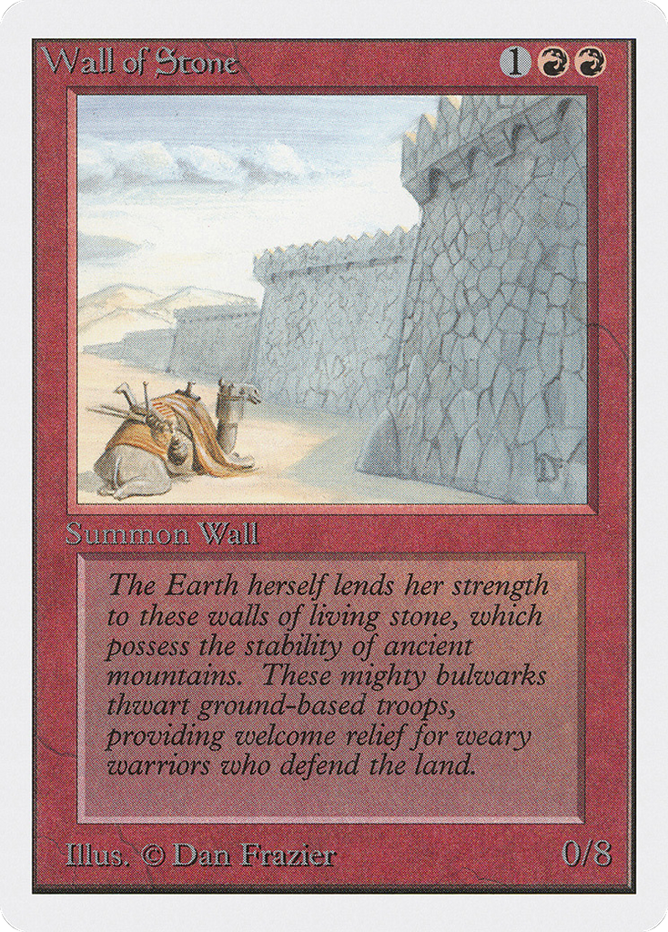 Magic: The Gathering - Wall of Stone - Unlimited Edition