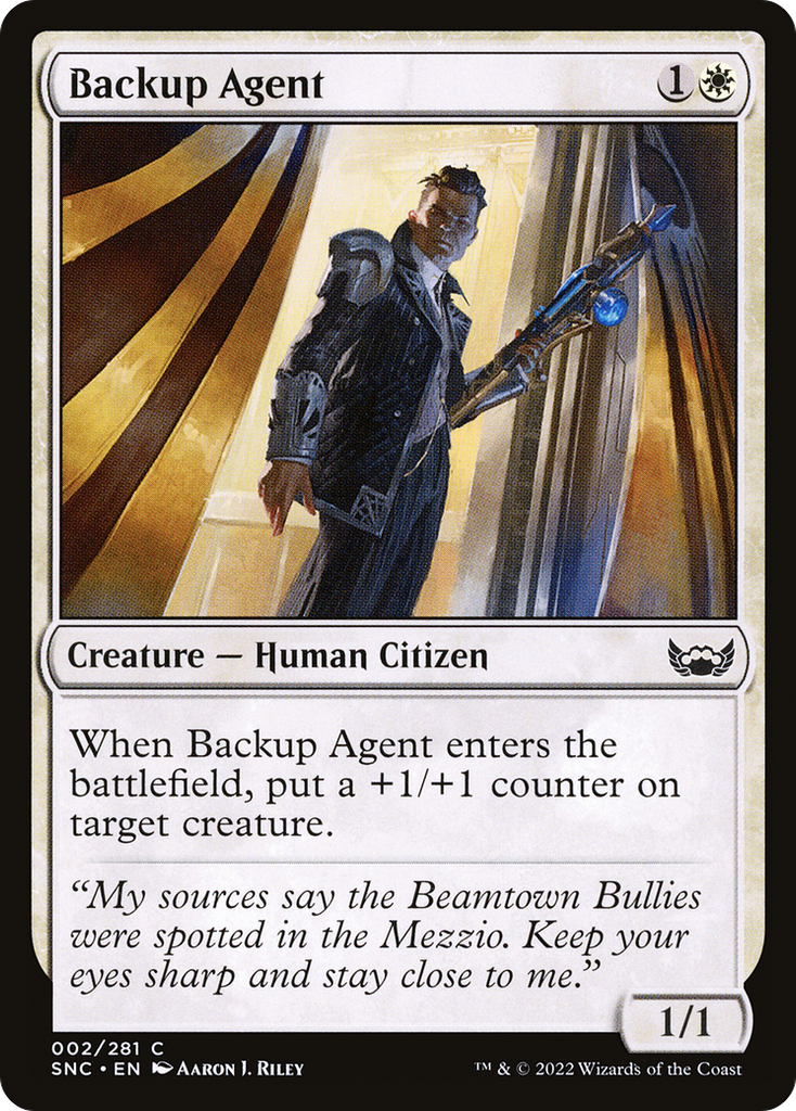 Magic: The Gathering - Backup Agent - Streets of New Capenna