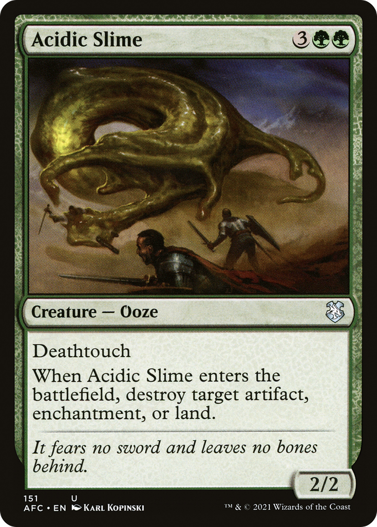 Magic: The Gathering - Acidic Slime - Forgotten Realms Commander