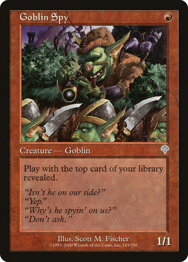 Magic: The Gathering - Goblin Spy - Invasion