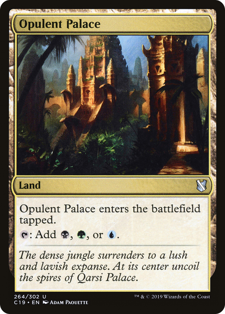 Magic: The Gathering - Opulent Palace - Commander 2019