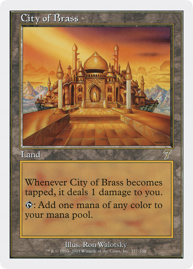 Magic: The Gathering - City of Brass - Seventh Edition