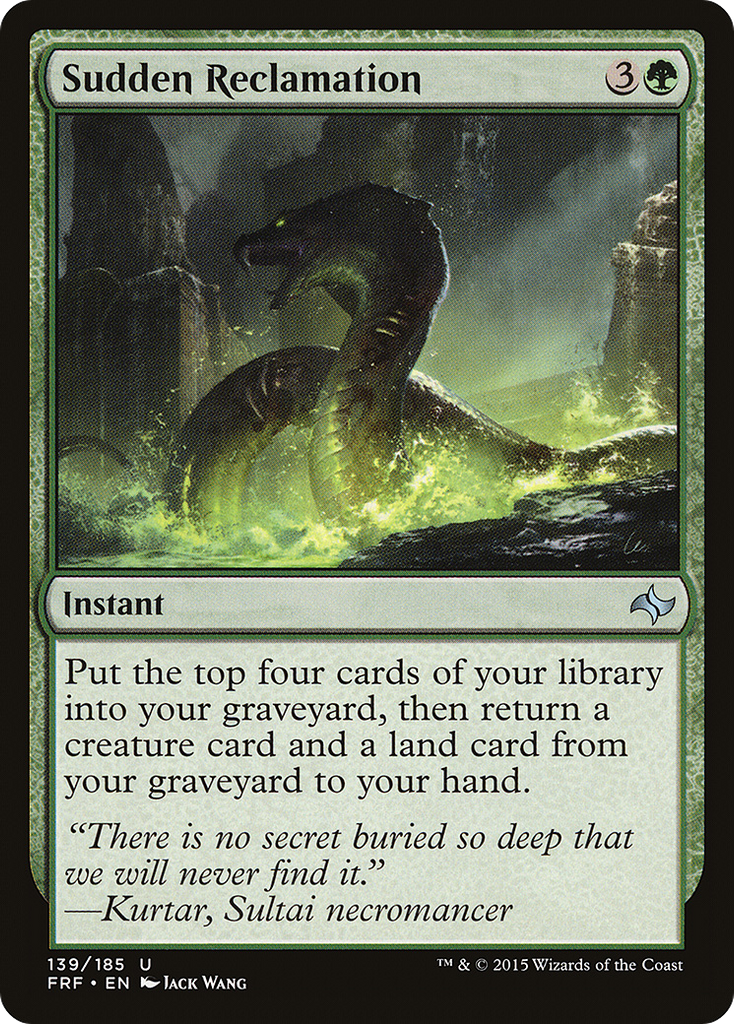 Magic: The Gathering - Sudden Reclamation - Fate Reforged