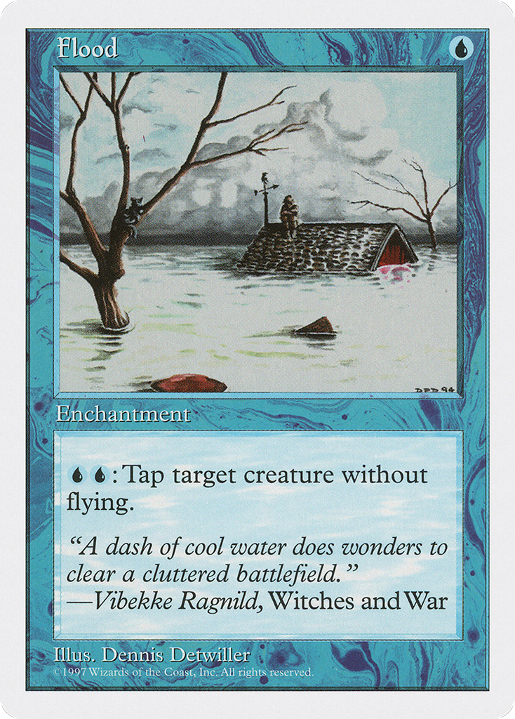 Magic: The Gathering - Flood - Fifth Edition