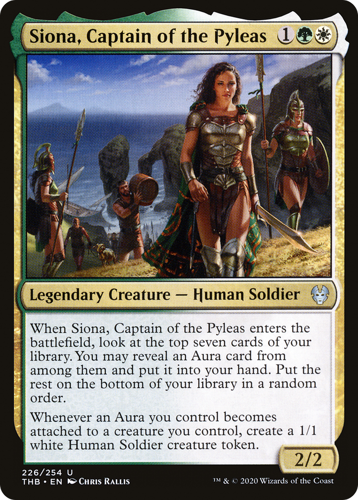 Magic: The Gathering - Siona, Captain of the Pyleas - Theros Beyond Death