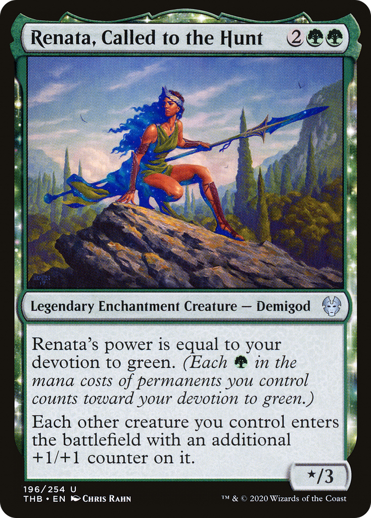 Magic: The Gathering - Renata, Called to the Hunt Foil - Theros Beyond Death