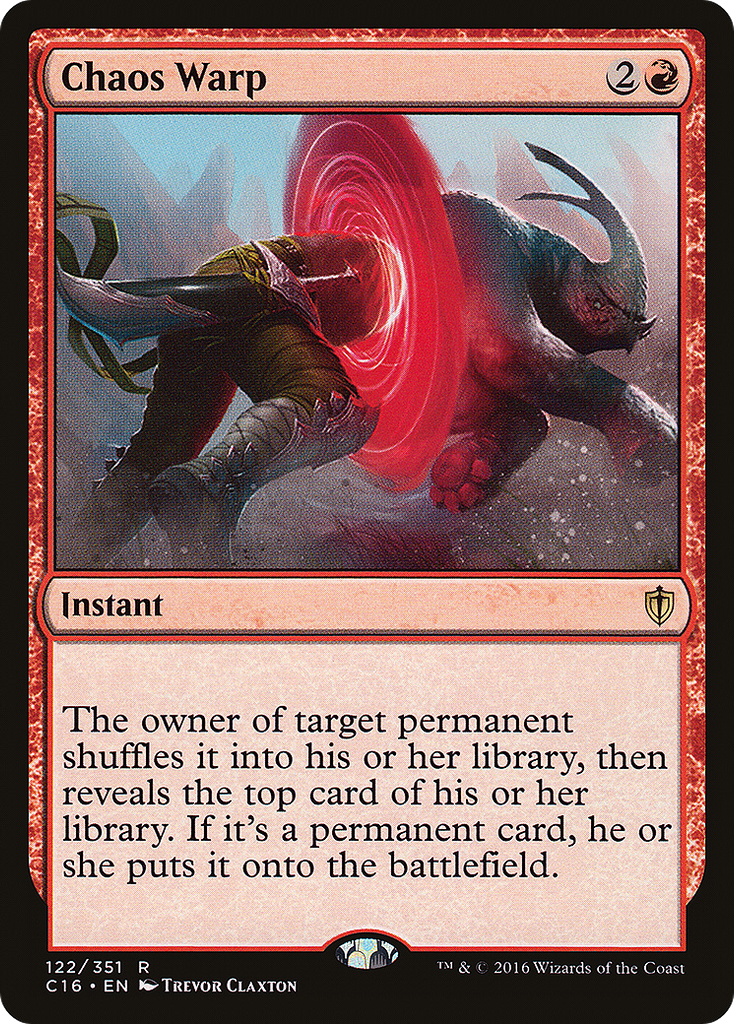 Magic: The Gathering - Chaos Warp - Commander 2016