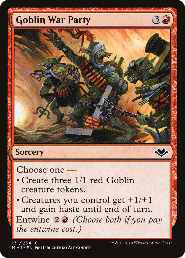 Magic: The Gathering - Goblin War Party - Modern Horizons