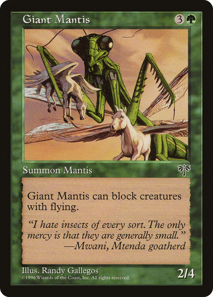 Magic: The Gathering - Giant Mantis - Mirage