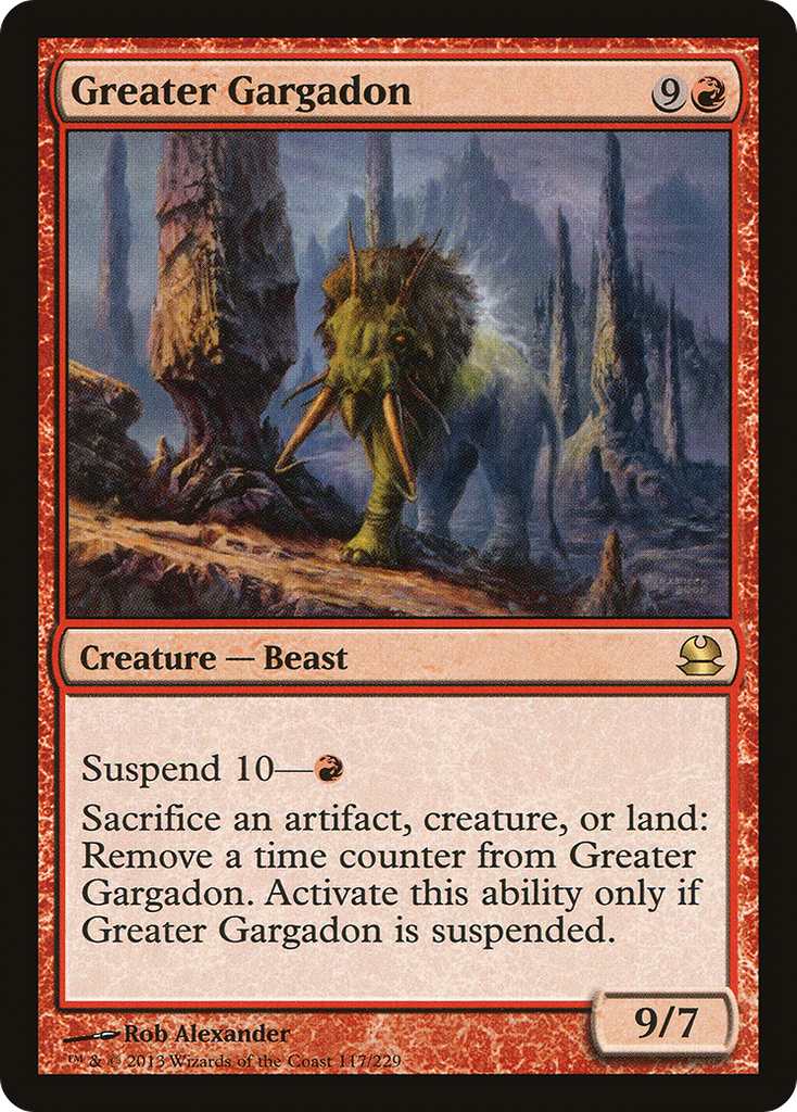 Magic: The Gathering - Greater Gargadon - Modern Masters