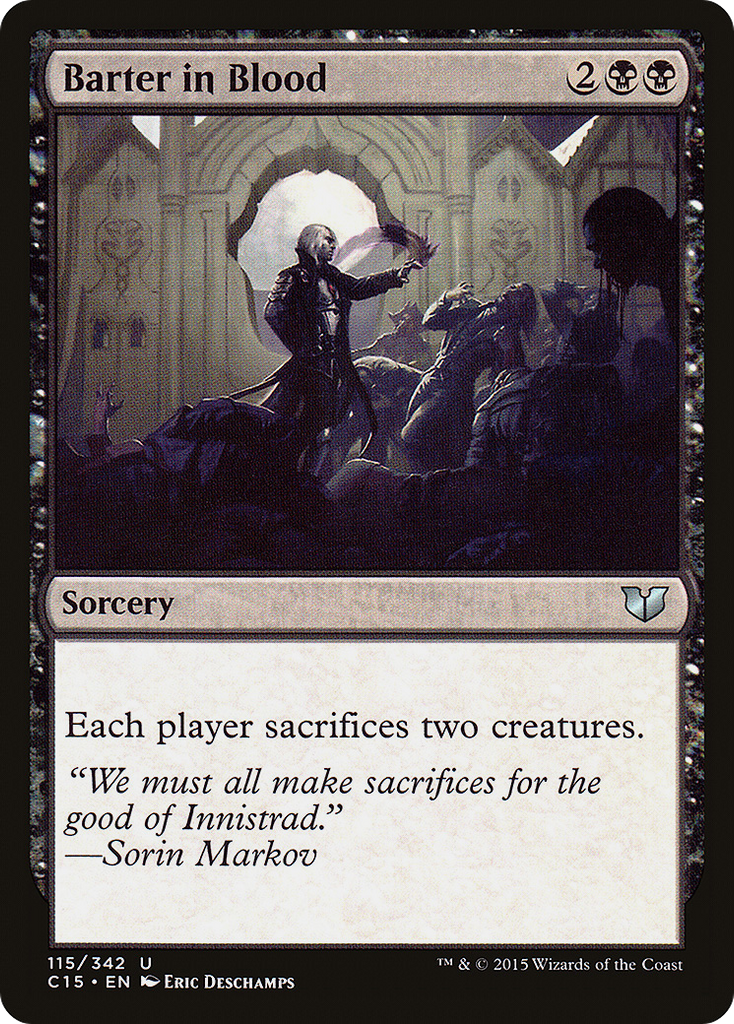 Magic: The Gathering - Barter in Blood - Commander 2015