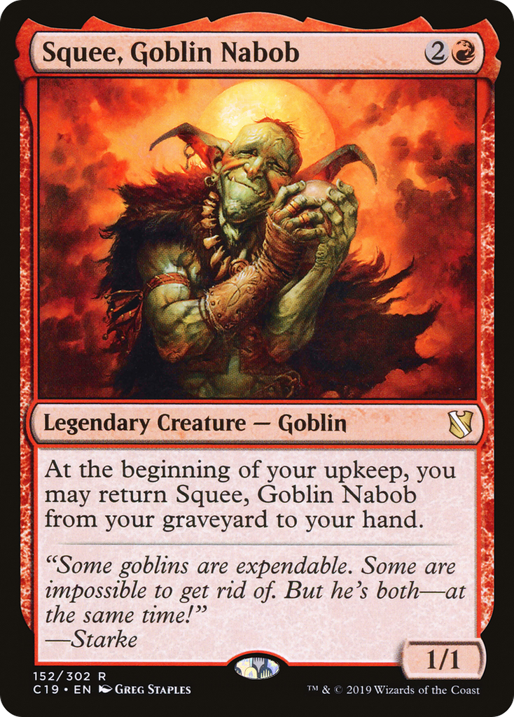 Magic: The Gathering - Squee, Goblin Nabob - Commander 2019