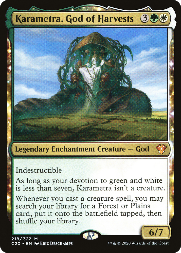 Magic: The Gathering - Karametra, God of Harvests - Commander 2020
