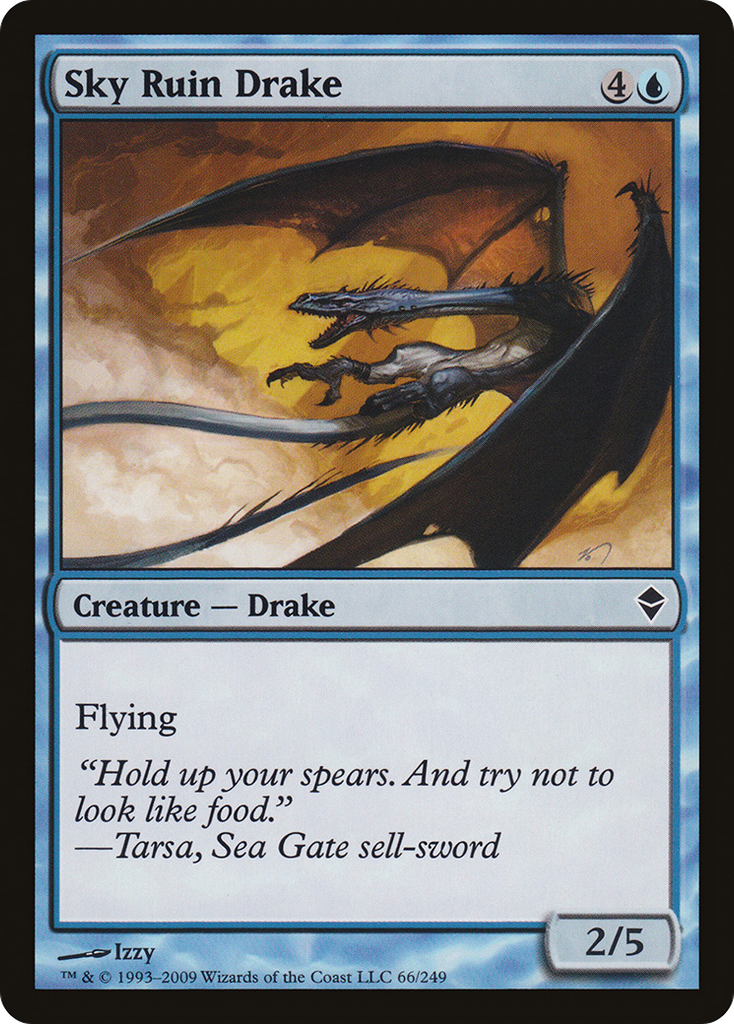 Magic: The Gathering - Sky Ruin Drake - Zendikar