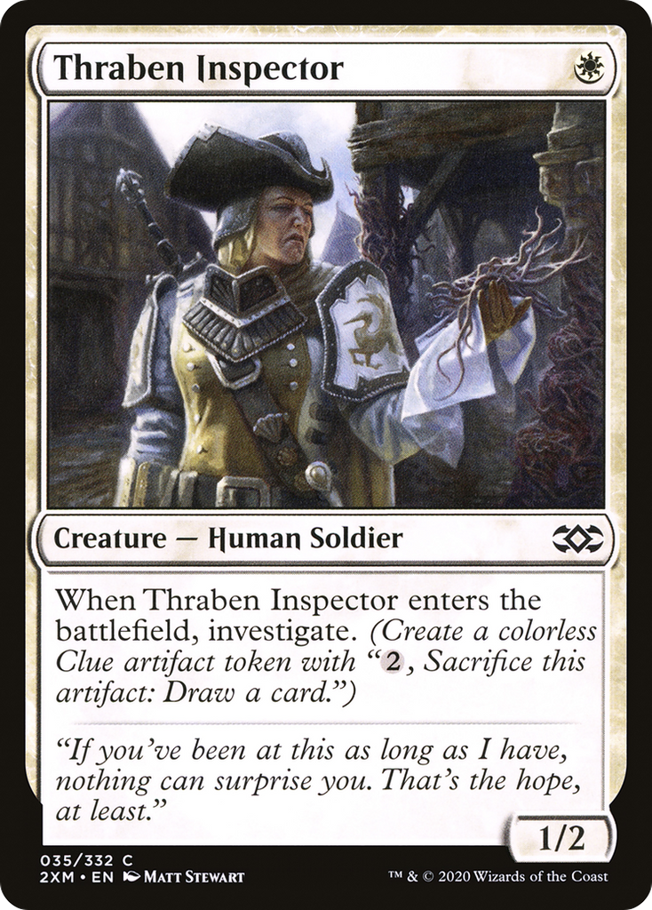 Magic: The Gathering - Thraben Inspector - Double Masters